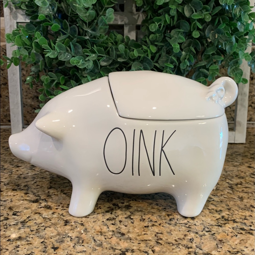 Rae Dunn OINK Pig Cookie Canister